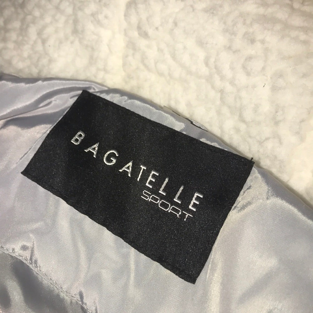 Bagatelle Utility Puffer Faux Shearling Jacket Size XLarge Coat Jacket LINED NEW