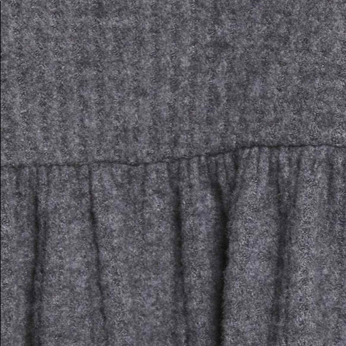 BP Babydoll Lightweight Sweater Top Medium Grey Pewter NWT Soft Thermal Knit