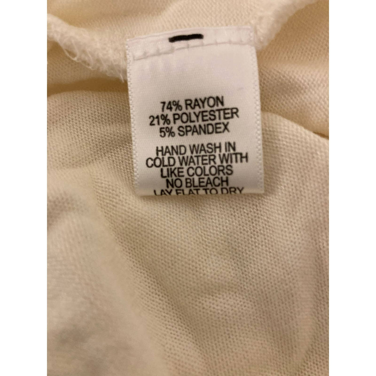 Gibson Look Womens Off Shoulder Cowl Pullover Tunic Top Large Ivory NWT High Low