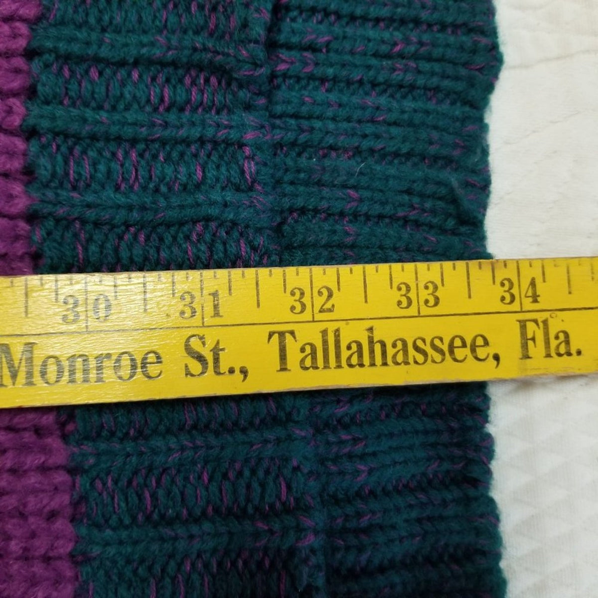 NEW Caslon Pullover Sweater V-Neck Long Sleeves Mixed Stripe Purple Multi 2X