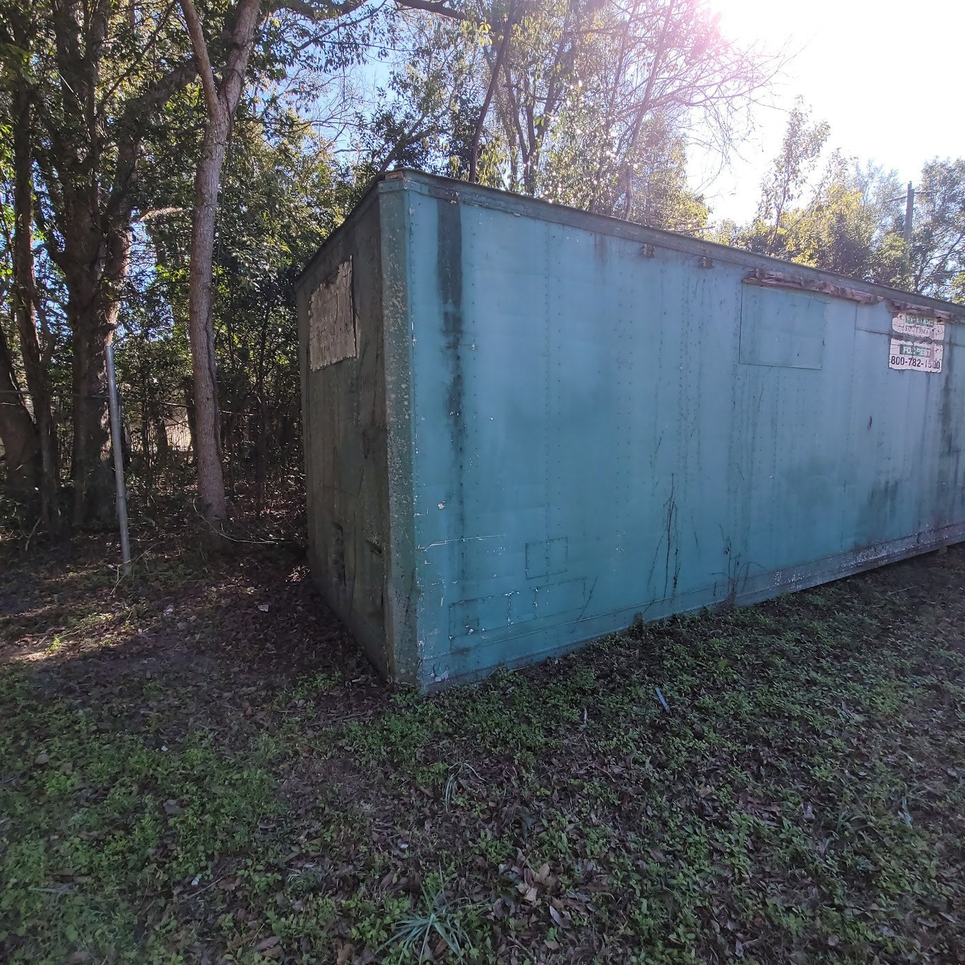 SECONDHAND SANDIES Cargo Shipping Container Moving Storage tiny home Shed Trailer