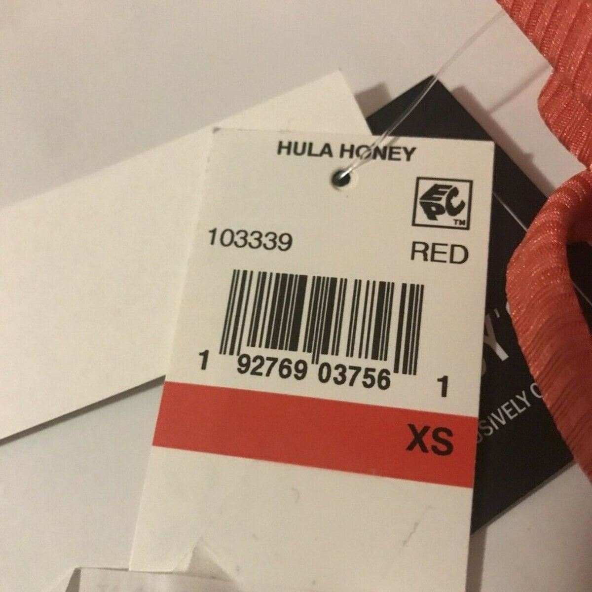 NWT Hula Honey Juniors' Shimmer Rib Halter Tankini Size XSmall