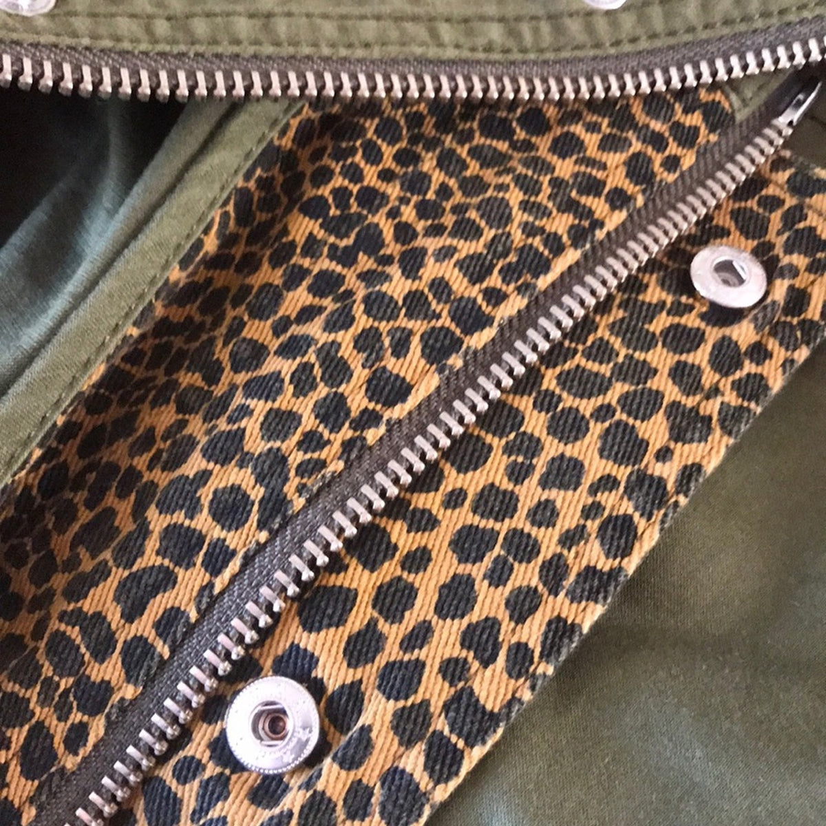 Current/Elliott NWT The Cropped Infantry Olive Green Jacket Size 2