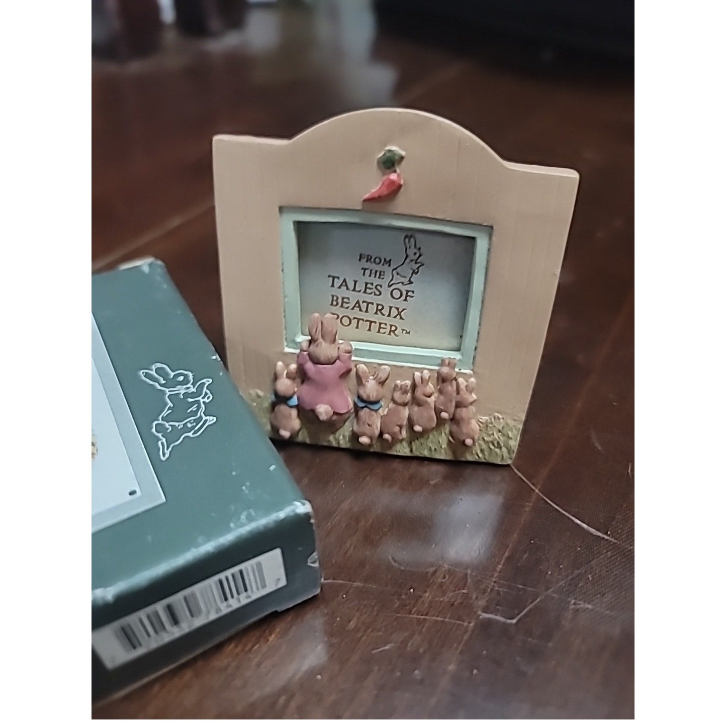 Beatrix Potter collection Bunny frame Mini Vintage Resin 3" 1994 Charpente