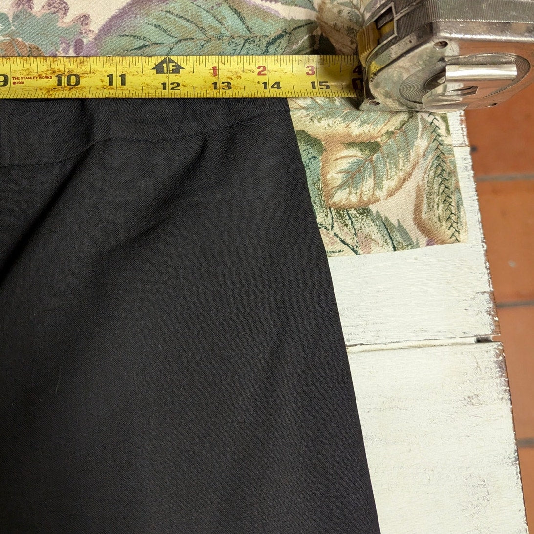 Alex Marie Black Tailored Straight Leg Trousers Business Casual Pants Size 2P