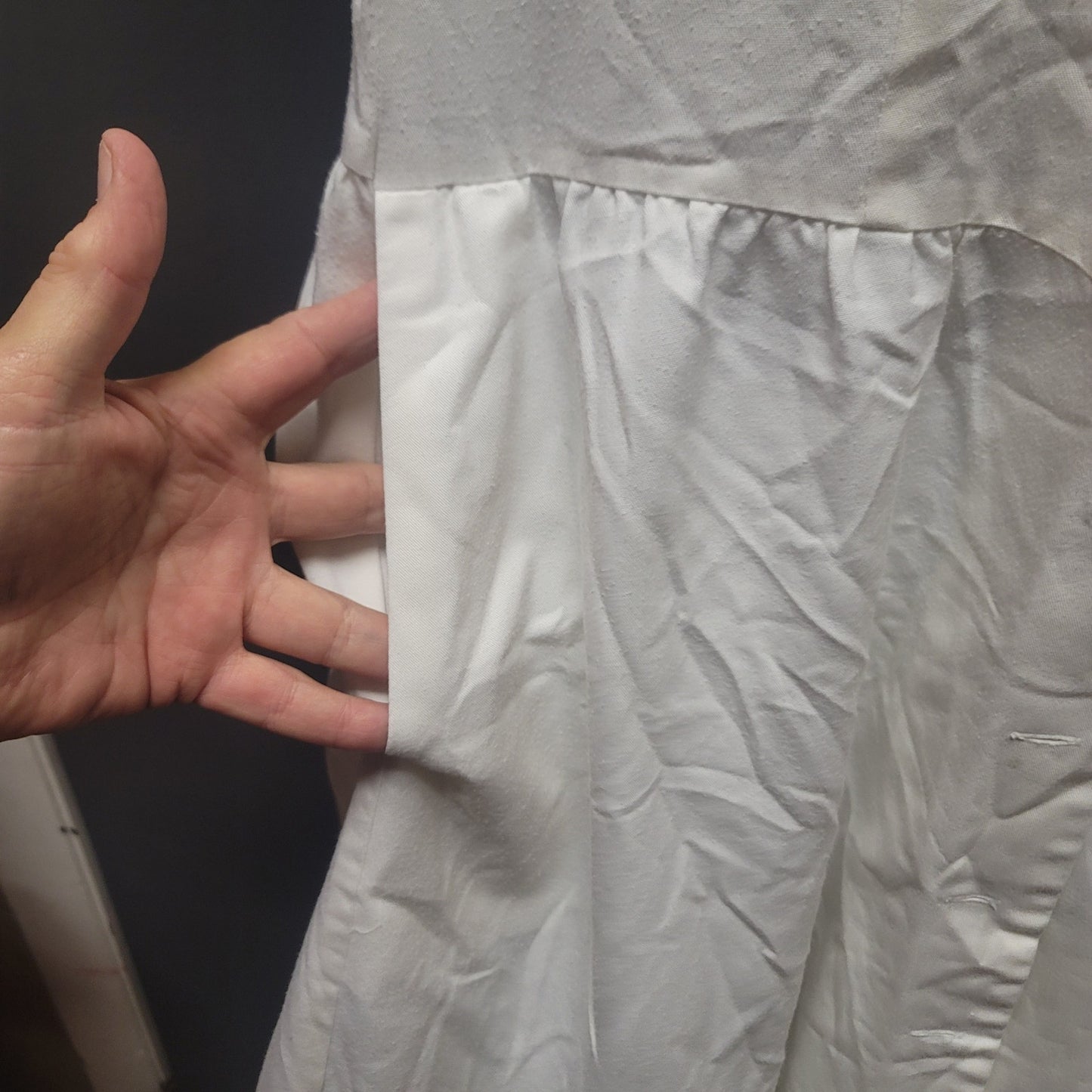Vintage Dress Whites White Short Sleeve Nurse Uniform Dress Mid-Century Mod 10