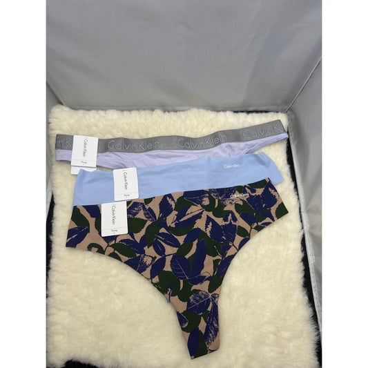 LOT of NEW with Tags Underwear Panties Various Colors CALVINKLEIN LARGE THONG