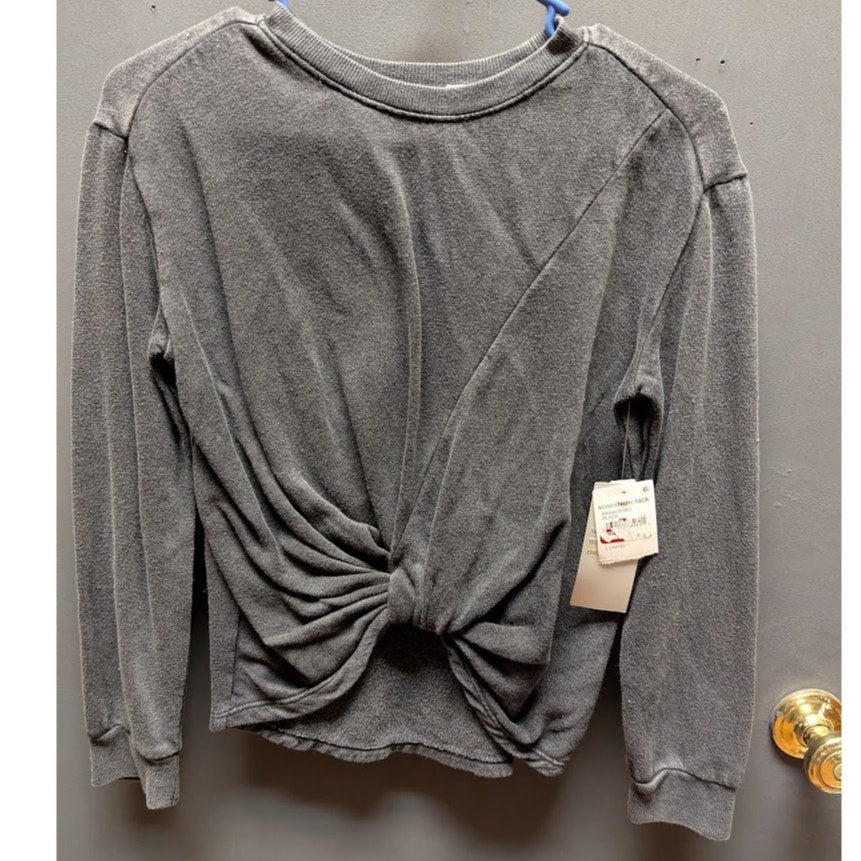 Z by Zella Twist-Front Long Sleeve Top Size Large NEW Activewear
