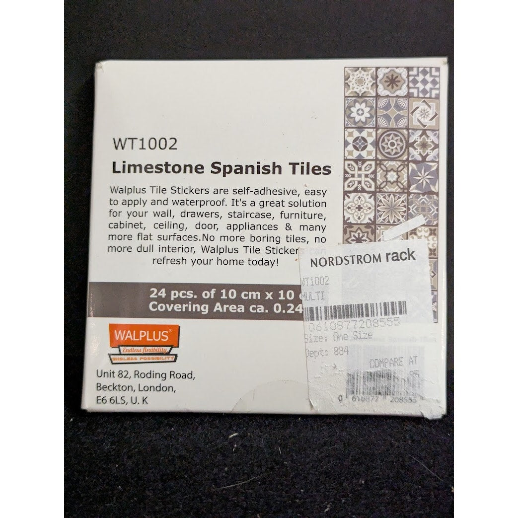 WT1002 Limestone Spanish Peel Stick Tiles Walplus 24 pcs