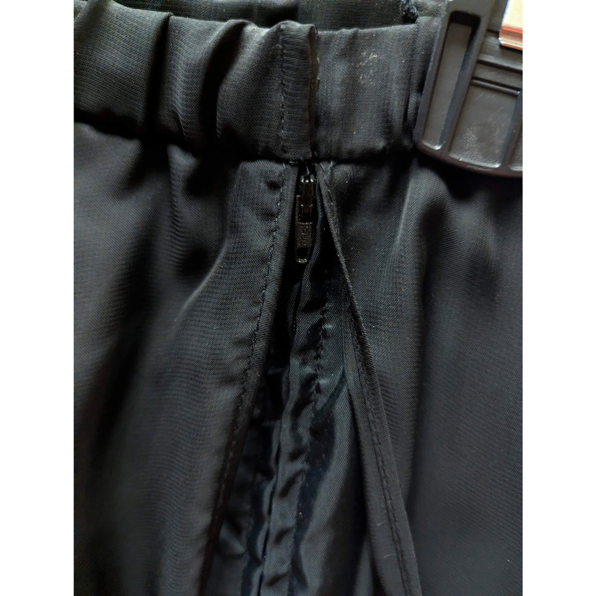 Vintage After Dark Black Chiffon Maxi Skirt 4 Petite Whimsigoth Gothic Vintage