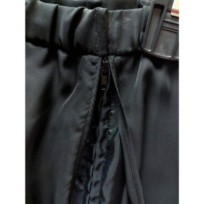 Vintage After Dark Black Chiffon Maxi Skirt 4 Petite Whimsigoth Gothic Vintage