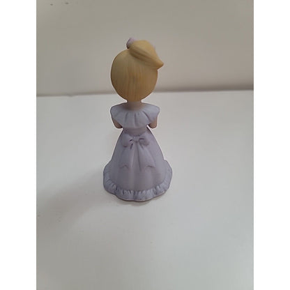 Vintage 1982 Enesco Porcelain Growing Up Birthday Girl Age 4 Figurine 3.5"