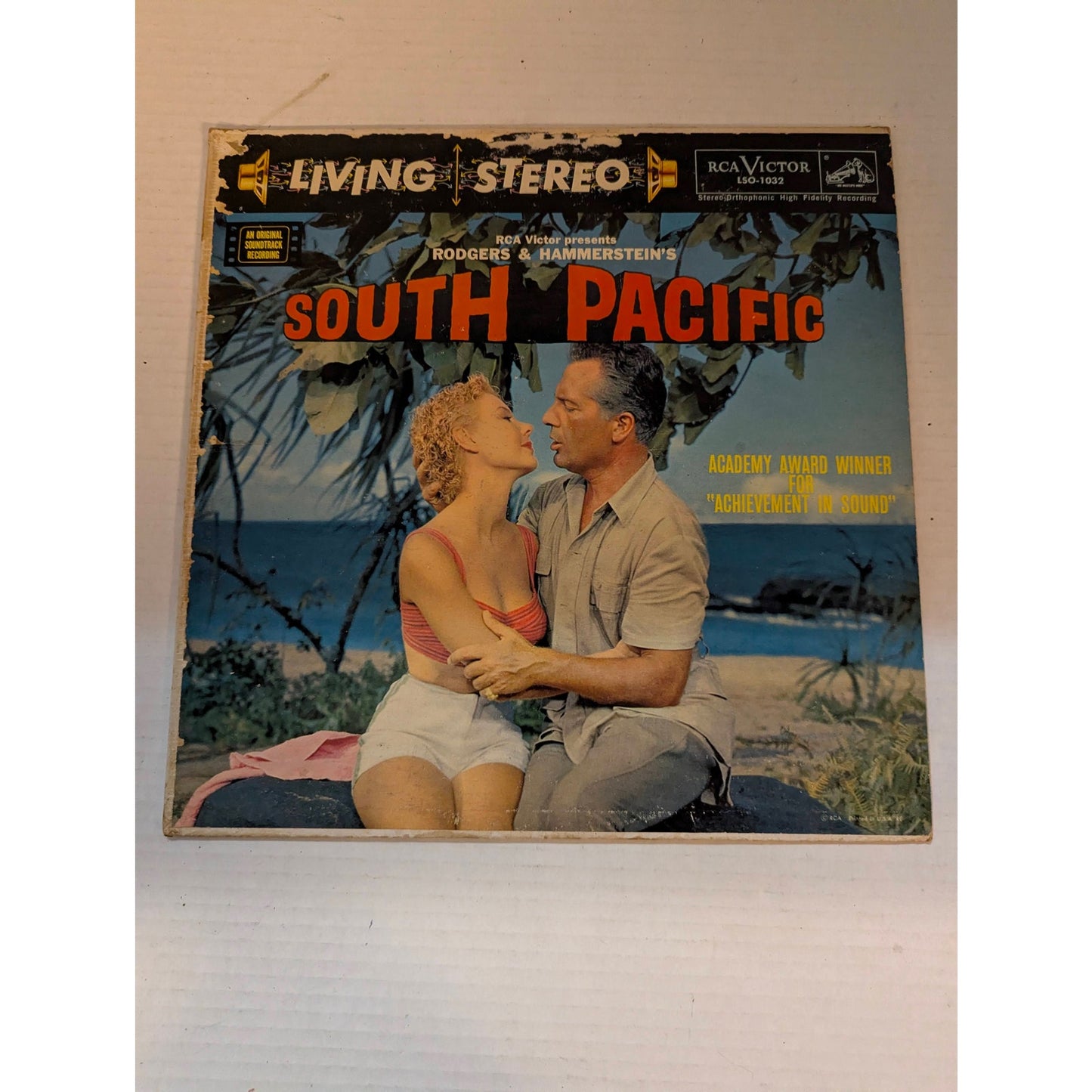 Vintage South Pacific Soundtrack RCA Victor LSO-1032 Living Stereo Vinyl LP