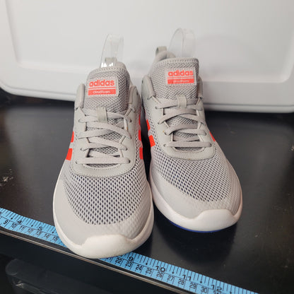 Mens 9.5 Adidas Sneakers Tennis Shoes Trainers Gray Element cloudfoam