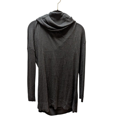 NWT Caslon Charcoal Gray Cowl Neck Long Sleeve Tunic Sweater Size Medium