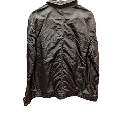 Baldwin Black Bomber Nylon Soft Shell Jacket Size Medium Travel Packable
