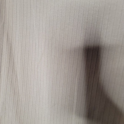 Velvet Heart Size Medium Long Sleeve Top Brown Textured Knot Tie