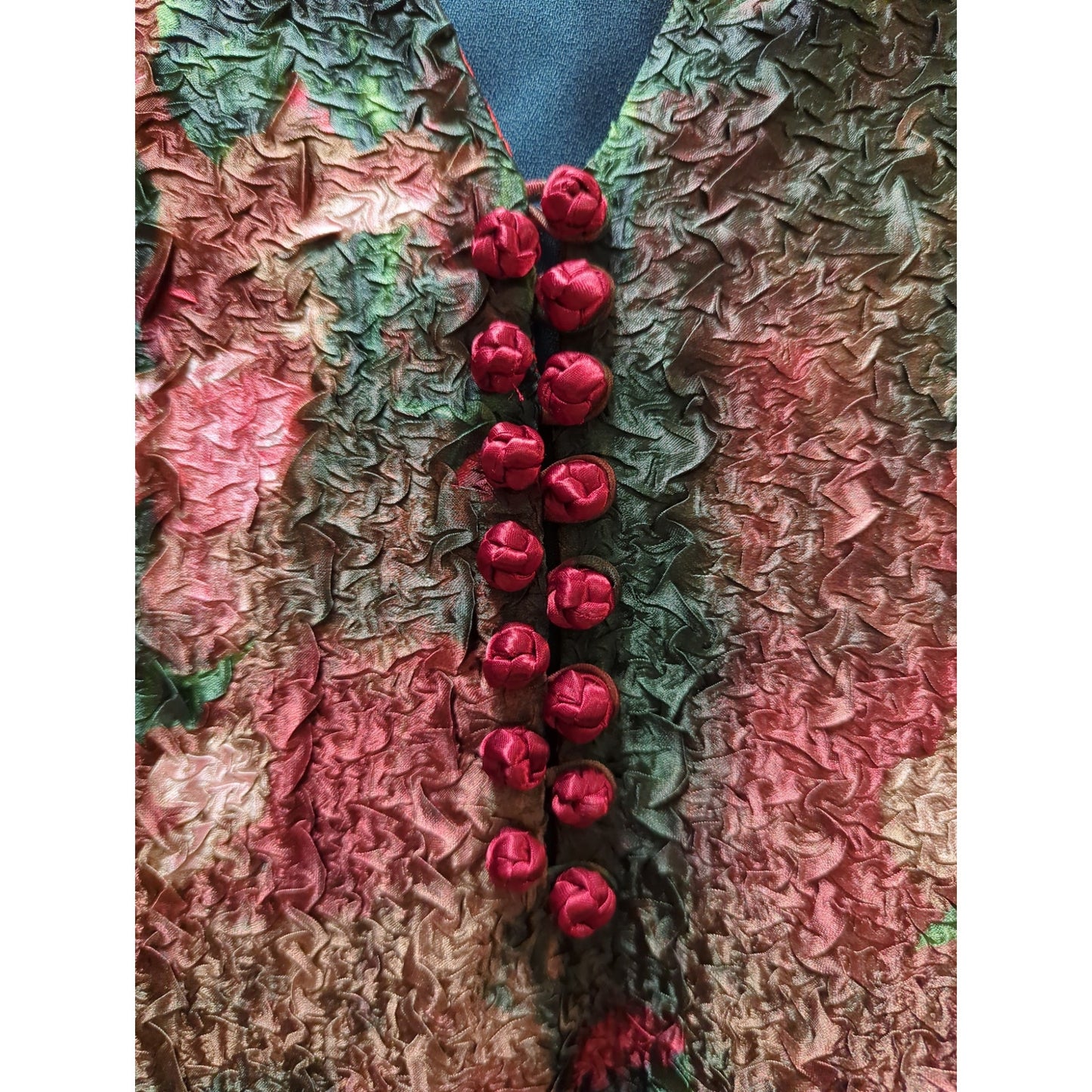 Vintage Floral Tapestry Jacket Sheath Dress 3X Elegant Formal Mother of Bride