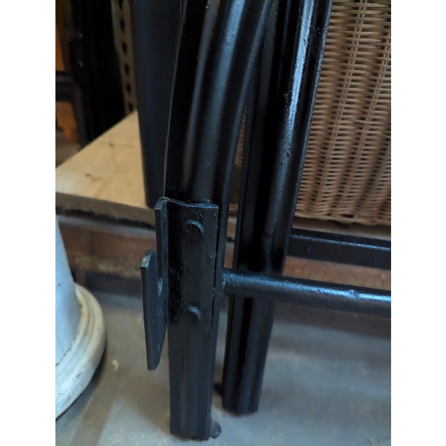 SECONDHAND SANDIES: Antique Metal Bed Arched top headboard footboard