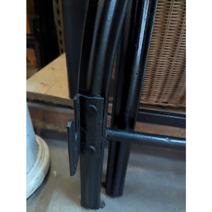 SECONDHAND SANDIES: Antique Metal Bed Arched top headboard footboard
