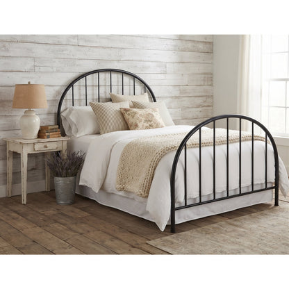 SECONDHAND SANDIES: Antique Metal Bed Arched top headboard footboard