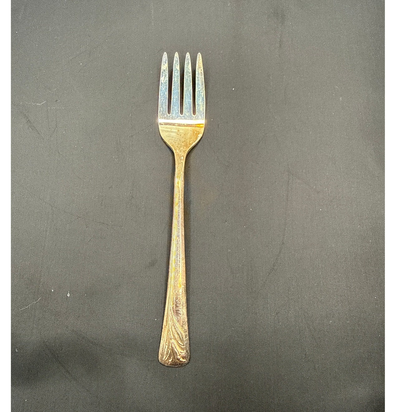 Vintage Magic Lily Silverplate Dinner Fork 1955 Floral Flatware Sincerity