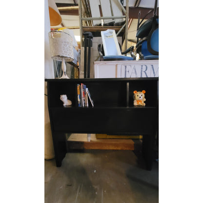 Secondhand Sandies: TWIN BOOKSHELF HEADBOARD black