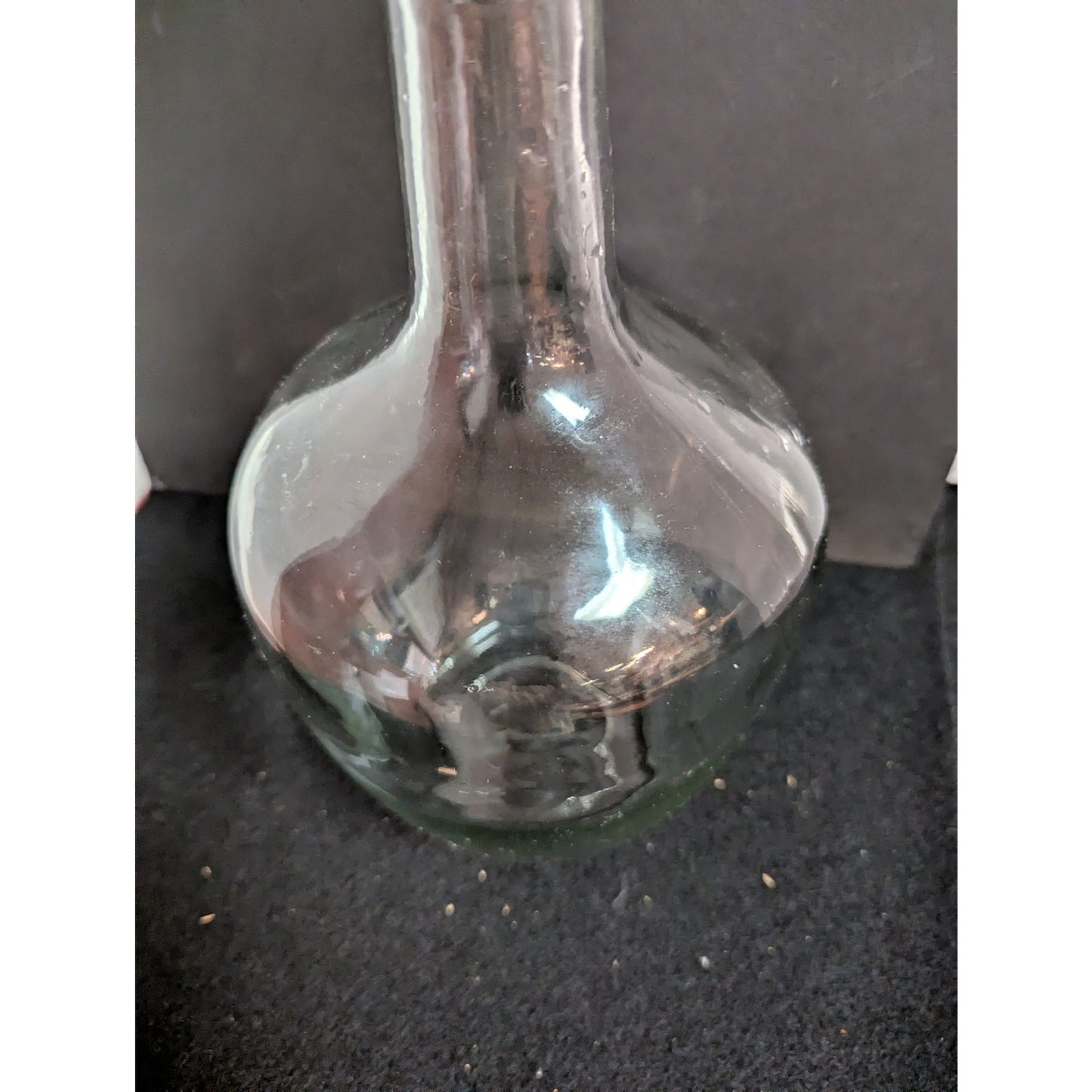 Vintage Clear Glass Demijohn Bottle Carboy Vase Bottle