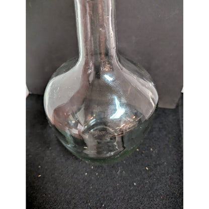 Vintage Clear Glass Demijohn Bottle Carboy Vase Bottle
