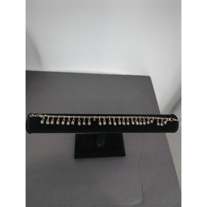Vintage Silvertone Jingles Ankle Bracelet Anklet Missing One