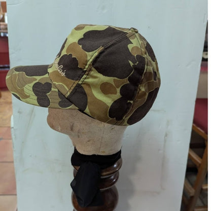 VINTAGE Cabela's Thinsulate Camoflage Winter Hunting Hunter full fabric Hat  Cap