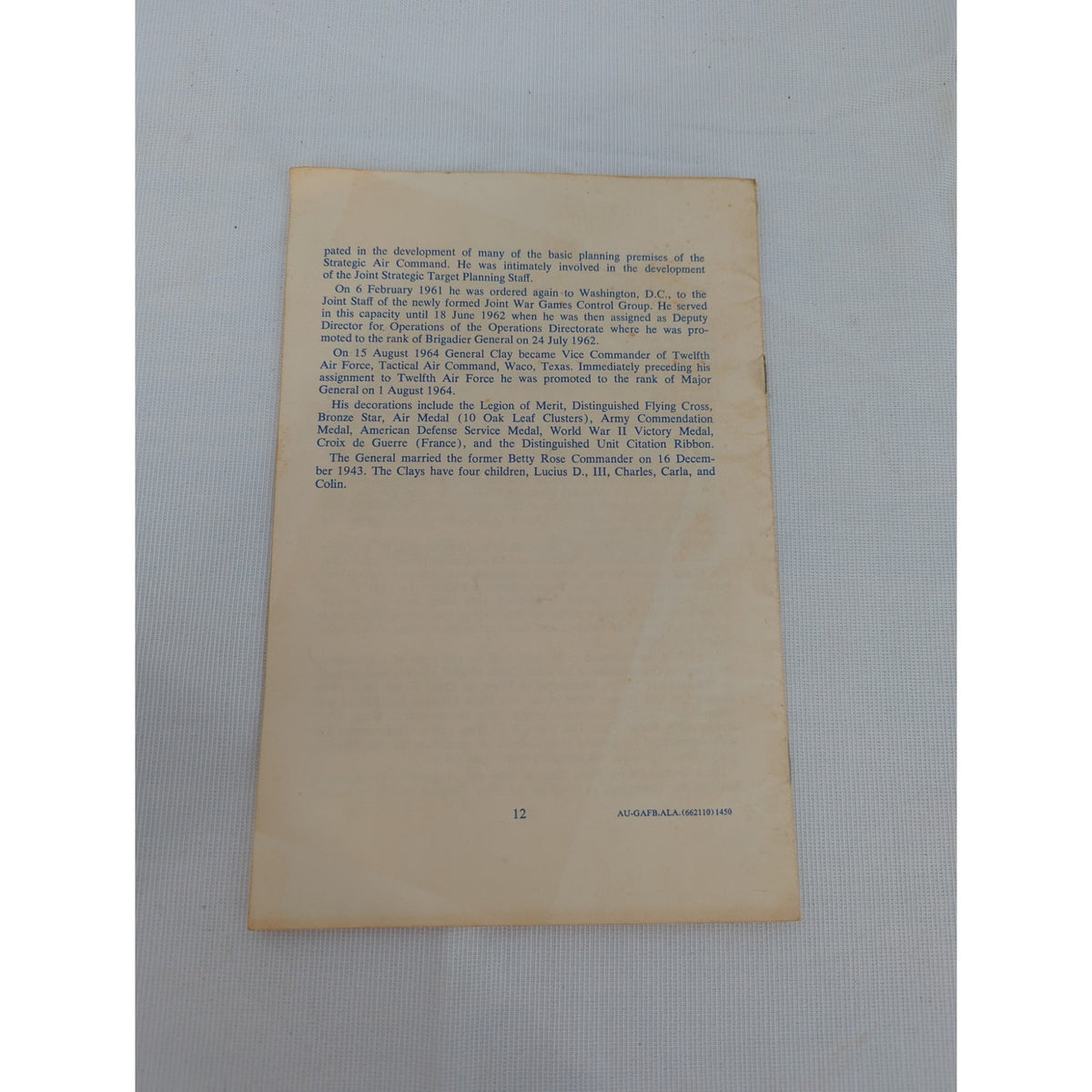 Squadron Officer School 66-A Graduation ExercisesMaxwell Air Fo April 15, 1966