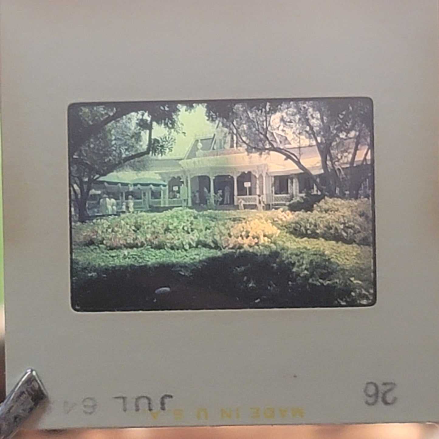 Vintage African American 60s 35MM slides wood display case photo slide VACATION