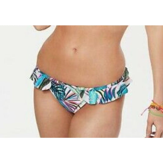California Waves Juniors Banana Leaf Bikini Size Large swim bottoms