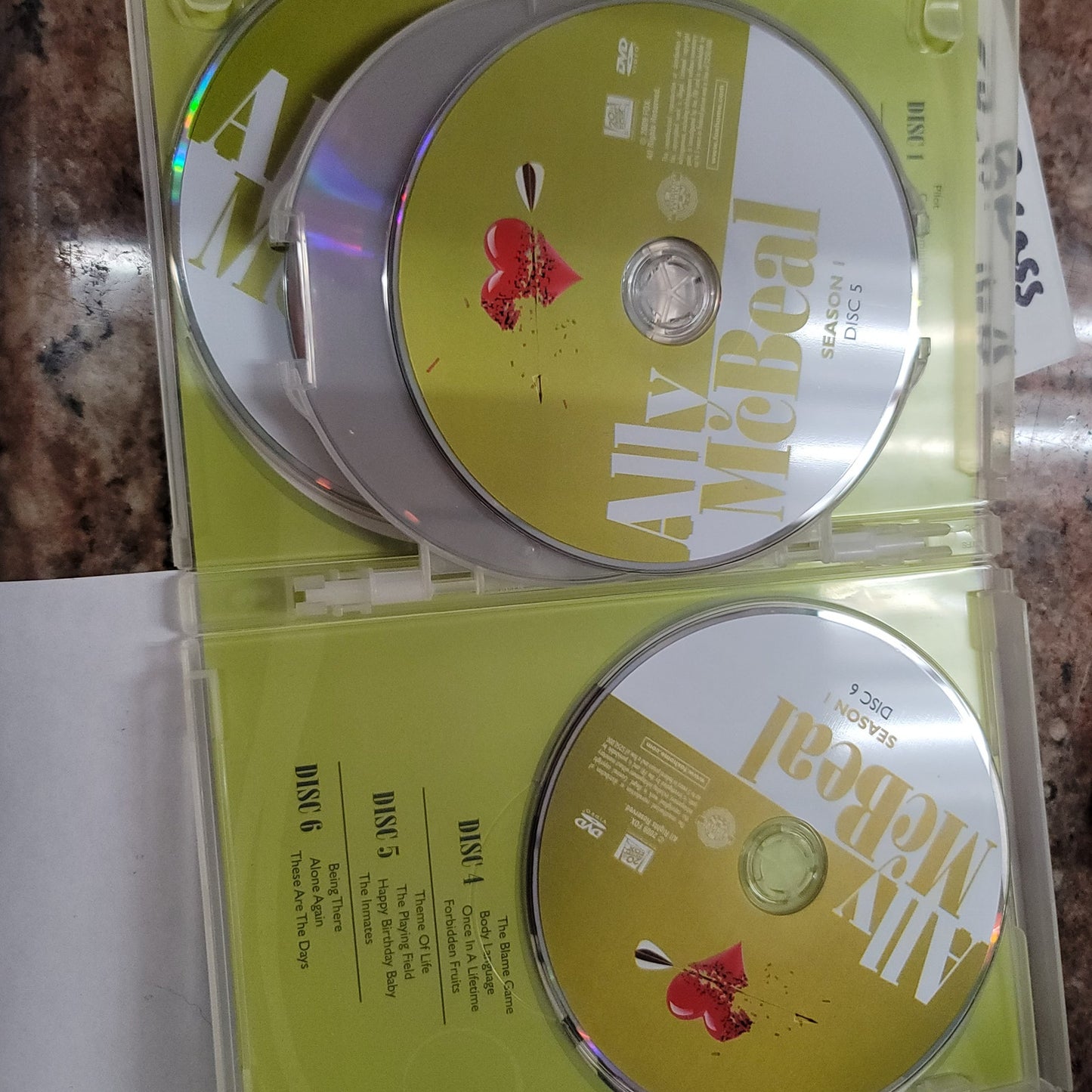 Ally McBeal The Complete First Season 6 Disc Set ALL 23 EPISODES