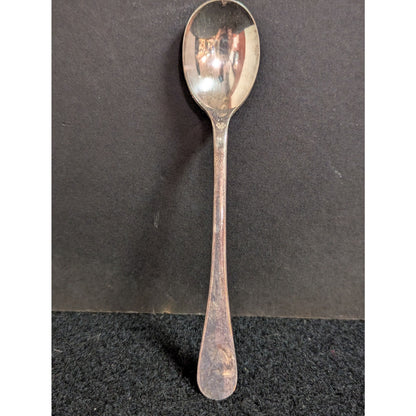 Antique French Silver Plate Demitasse Spoon Oval O Hallmark Tableware Flatware