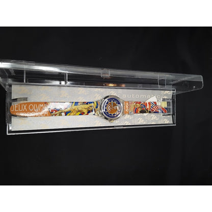 Vintage Swatch Automatic SAZ103 Stockholm 1912 Olympics NIB 1994