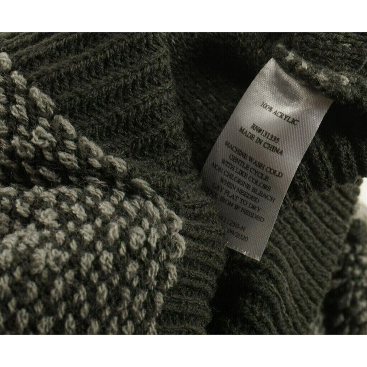 Socialite Slouchy Loop V-Neck Pullover Sweater Size MEDIUM in Charcoal NWT