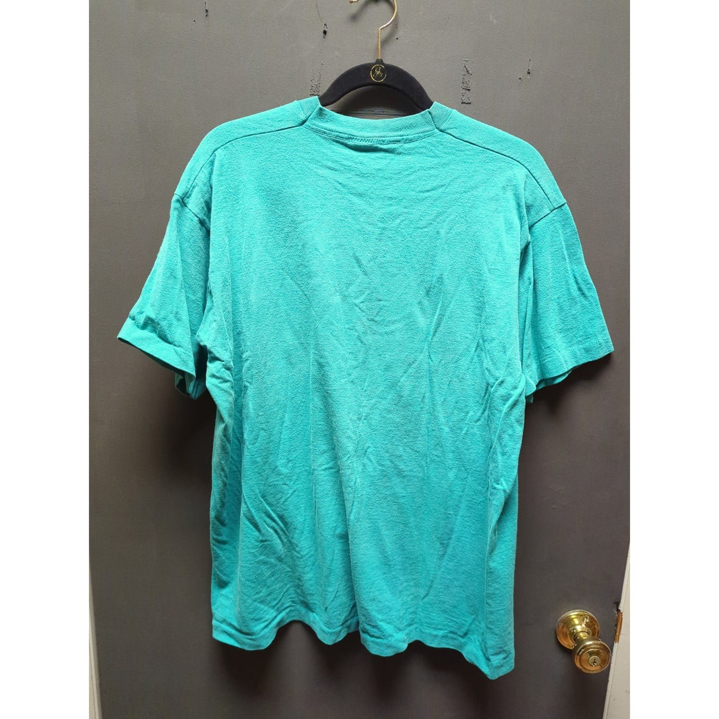 Vintage Tee T-shirt Teal Caesars Exclusively Palace shirt Size XL Single Stitch