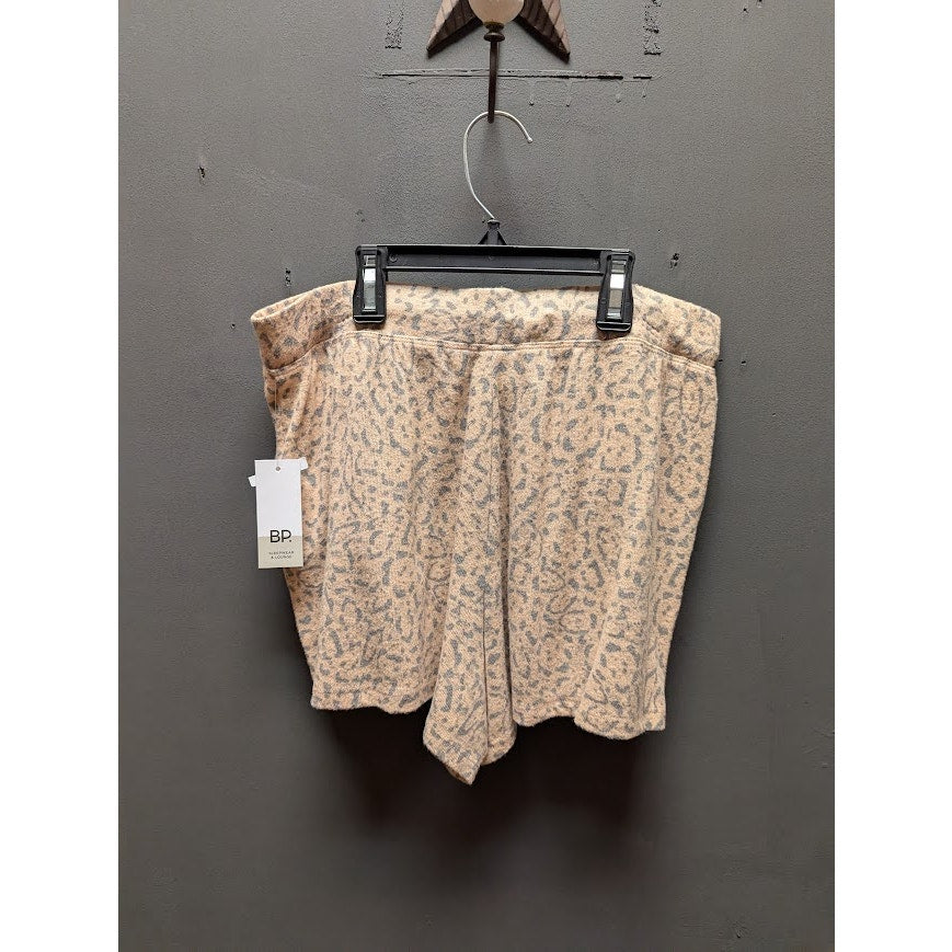 bp.  comfy shorts - pink smoke etched animal Size Small drawstring waist