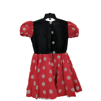 Vintage Disney Character Fashions Minnie Mouse Polka Dot Dress toddler Size 4T
