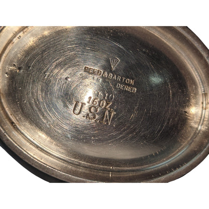 Reed and Barton Silver Soldered United States Navy Creamer Jug Vase Pitcher 16oz