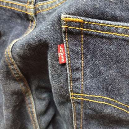 LEVI's STRAUSS blue denim jean 36" X 34" Pre-Owned straight leg dark wash