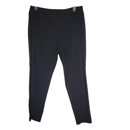 NIC & ZOE new 14p Wonderstretch Slim Straight Pants black pull on ankle leg NEW