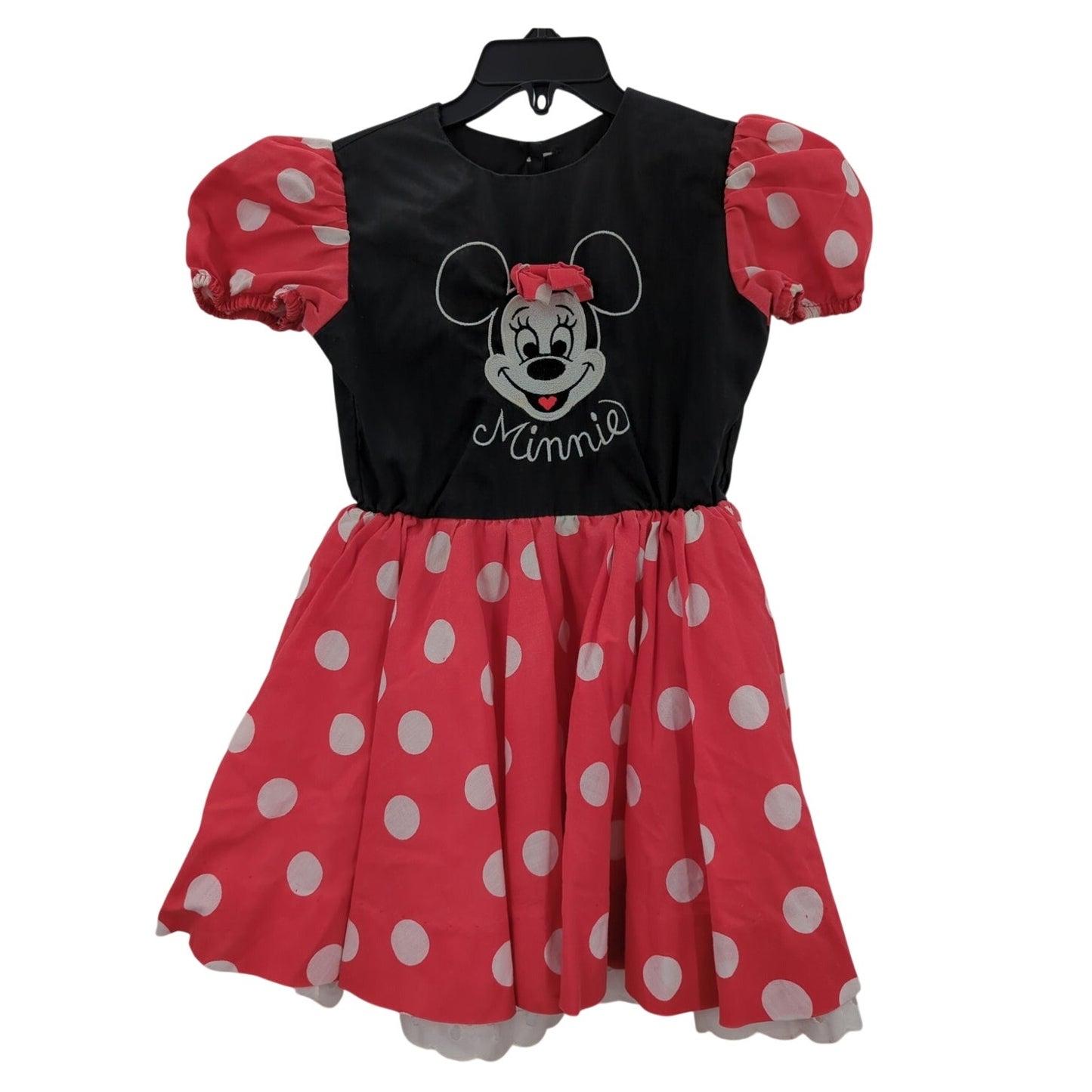 Vintage Disney Character Fashions Minnie Mouse Polka Dot Dress toddler Size 4T