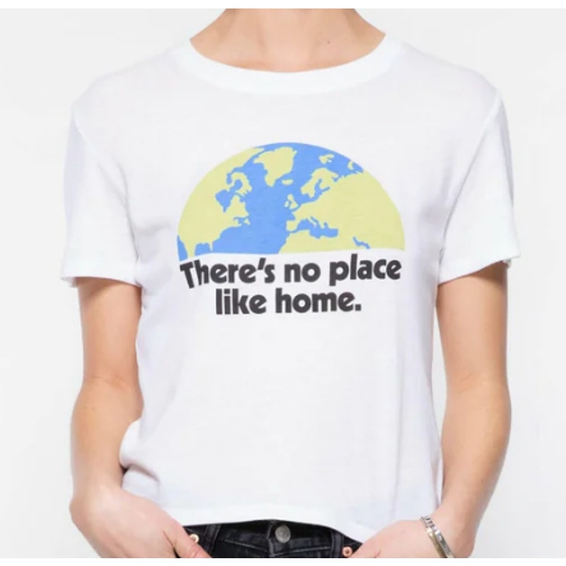 NWT Sub Urban Riot "There's No Place Like Home" Graphic Tee Sz Large in White