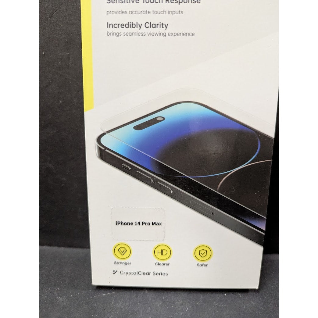 DUMOSONG tempered glass screen protector IPhone 14 Pro Max