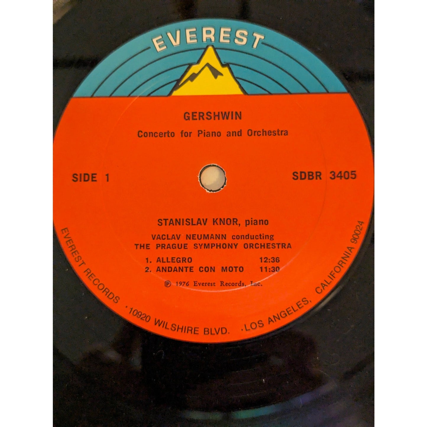 Vintage Gershwin Concerto in F An American in Paris Everest SDBR 3067 Vinyl LP