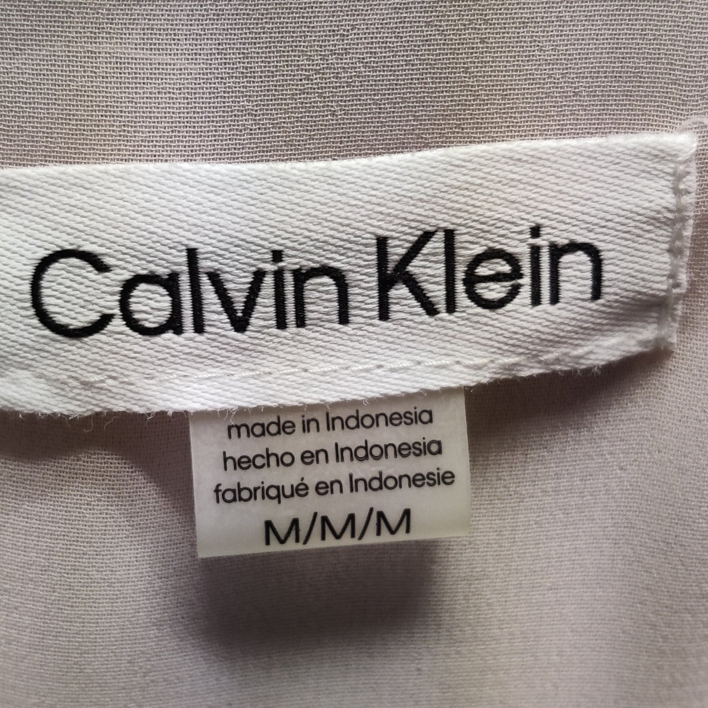 Calvin Klein Pale Blush Pink Pleated V Neck Peplum Blouse Top Medium Minimalist