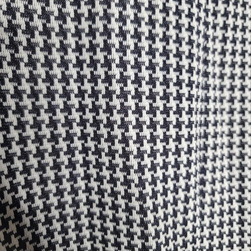 Vintage Storrs Schaefer Cinncinati Houndstooth 70's Poly Rockabilly Blazer 42R